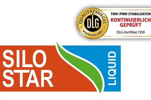 Logo Silostar Liquid cu sigiliul de aprobare DLG
